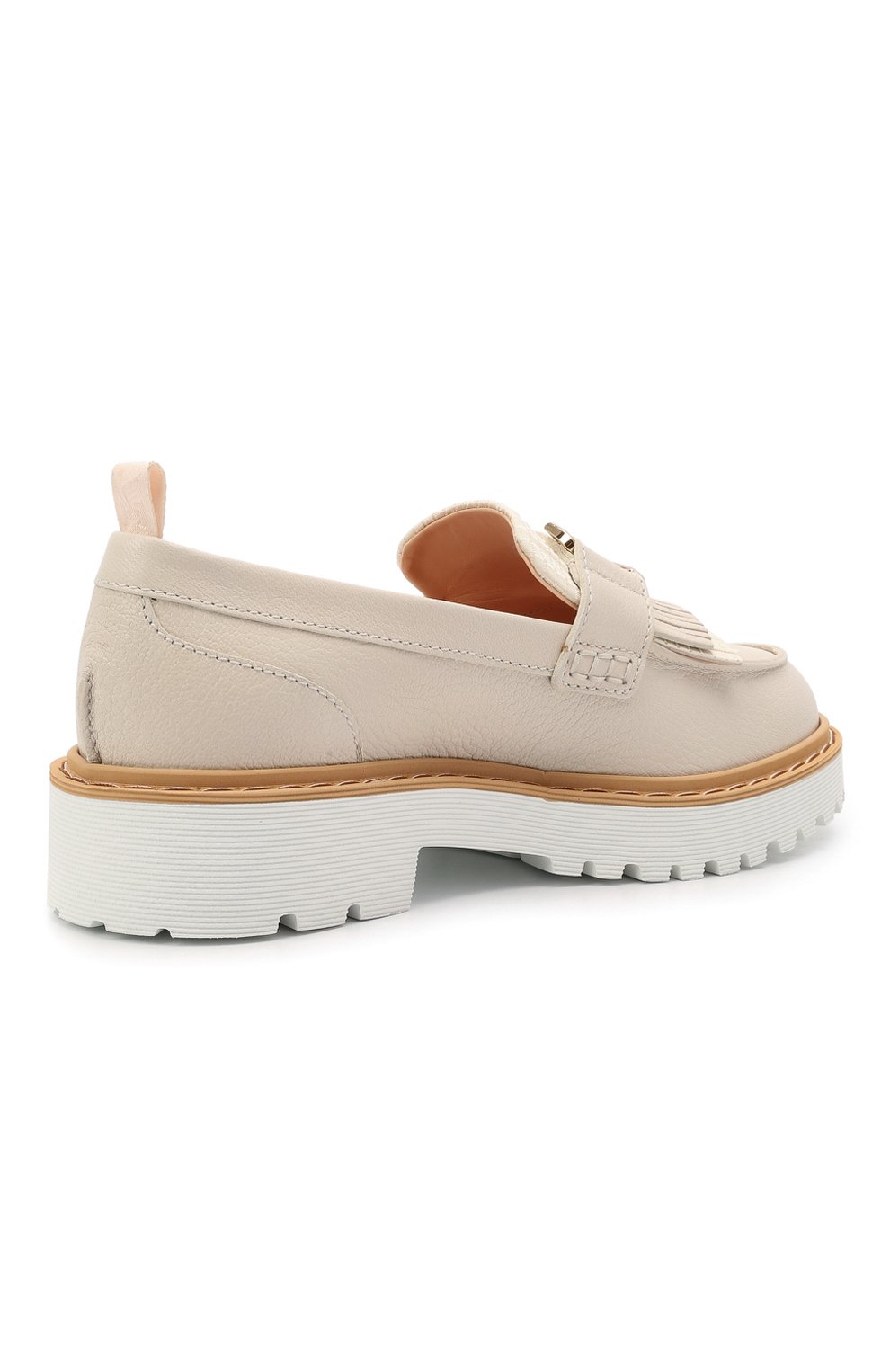 Кожаные лоферы HOGAN, арт. HXW5610DJ40PU9, фото 4