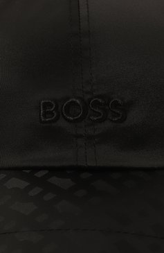 Мужская бейсболка BOSS черного цвета, арт. 50515749 | Фото 4 (Материал: Хлопок, Текстиль, Синтетический материал; Нос: Не проставлено; Материал сплава: Проставлено)