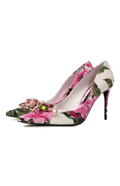 Женские текстильные туфли DOLCE & GABBANA, арт. CD1916/A6L95