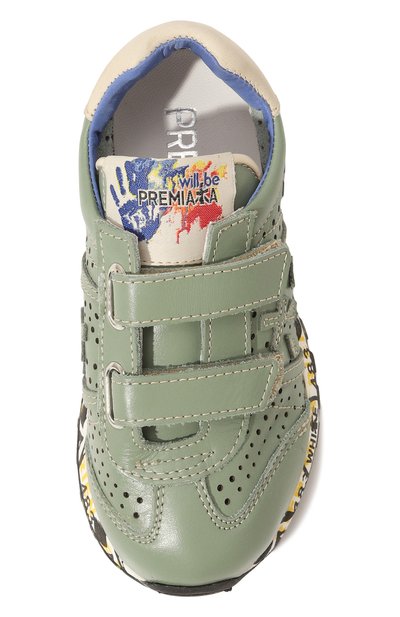 Кожаные кроссовки PREMIATA WILL BE, арт. 18021782/LUCY V/20-26, фото 4