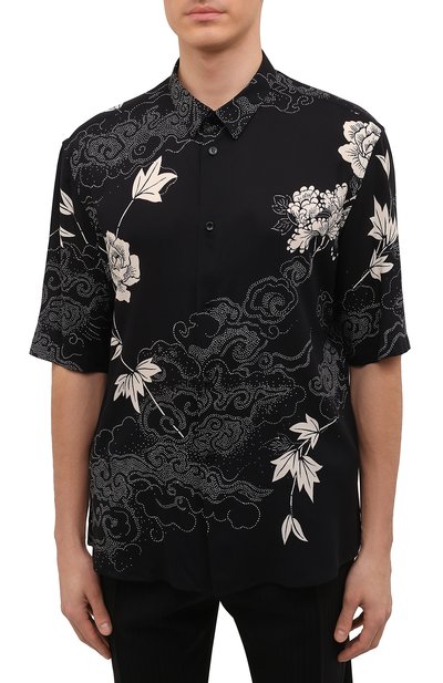 Рубашка из вискозы SAINT LAURENT, арт. 686551/Y2E95, фото 3