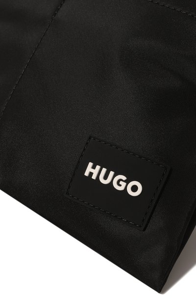 Текстильная сумка HUGO черного цвета по цене 7310 руб., арт. 50486219, фото 3 Текстильная сумка HUGO, арт. 50486219, фото 3