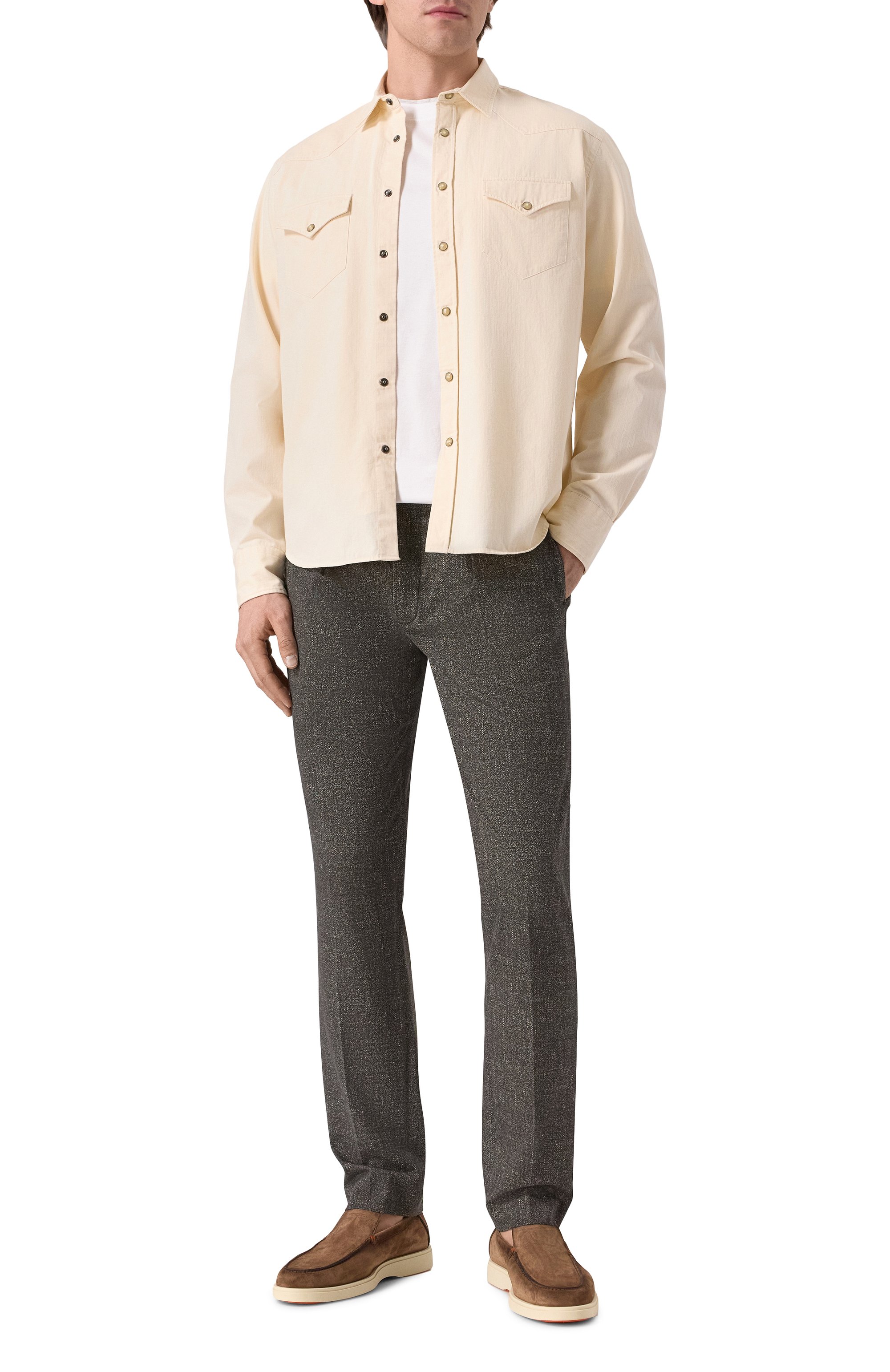 Хлопковая рубашка CANALI, арт. CSL7066/GJ03491, фото 2