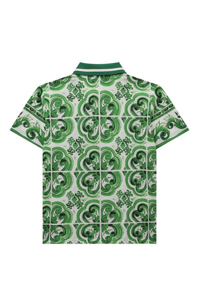 Хлопковое поло DOLCE & GABBANA, арт. L4JTIB/II7CZ, фото 2