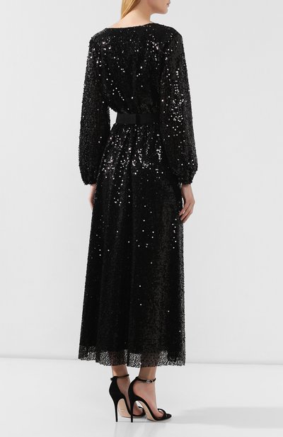 Платье с пайетками IN THE MOOD FOR LOVE черного цвета по цене 68400 руб., арт. CHER DRESS, фото 4 Платье с пайетками IN THE MOOD FOR LOVE, арт. CHER DRESS, фото 4