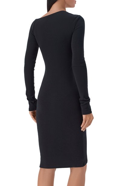 Платье из хлопка и шерсти MM6, арт. S52DD0096/M20122, фото 3
