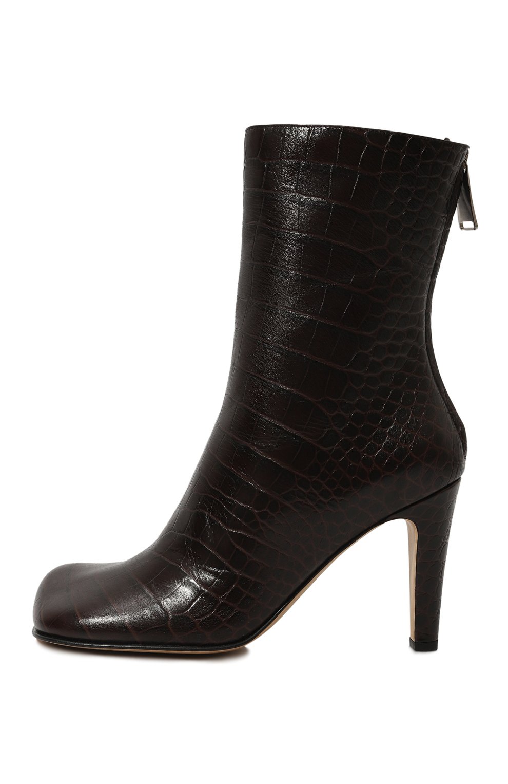 Кожаные ботильоны bloc BOTTEGA VENETA, арт. 667216/V1000, фото 4