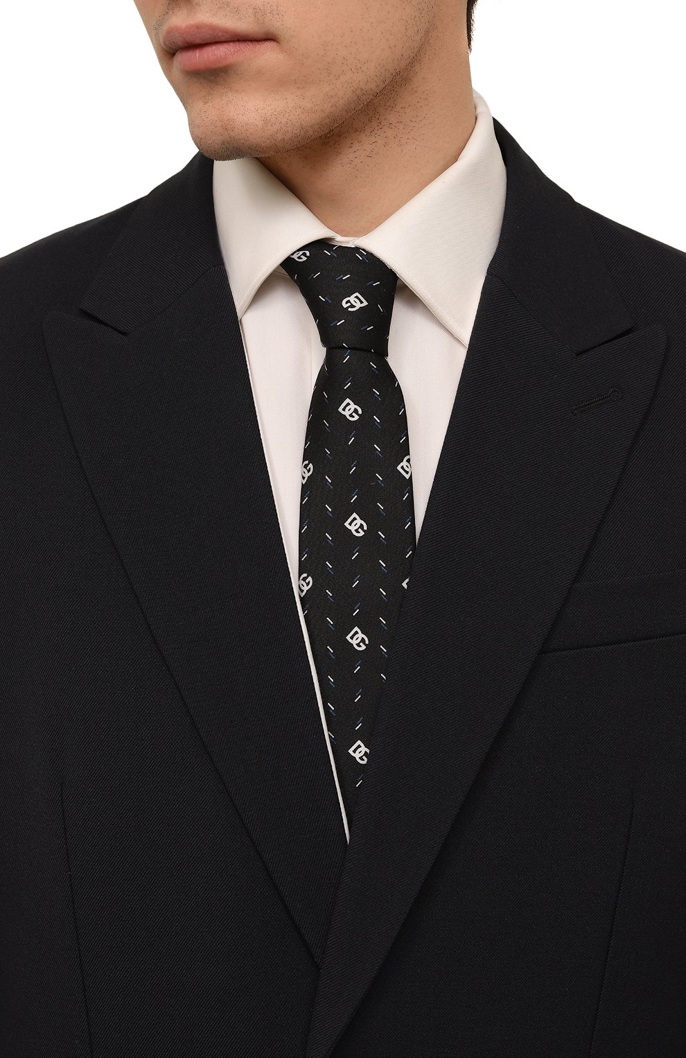 Шелковый галстук DOLCE & GABBANA, арт. GT149E/G0WPU, фото 2