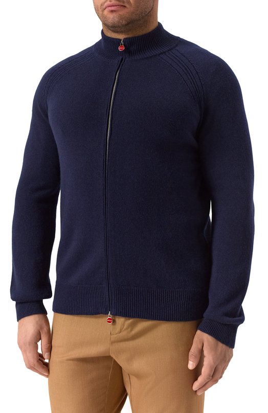 Кашемировый кардиган Kiton UMK042903 Синий  UMK042903 Фото 3