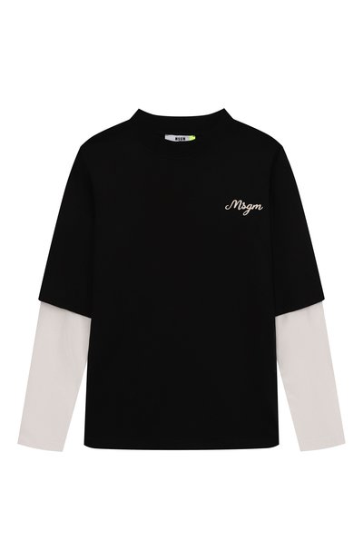 Хлопковый лонгслив MSGM KIDS, арт. F5MSJBTH257