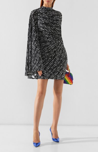 Бархатное платье BALENCIAGA, арт. 583827/TFL25, фото 2