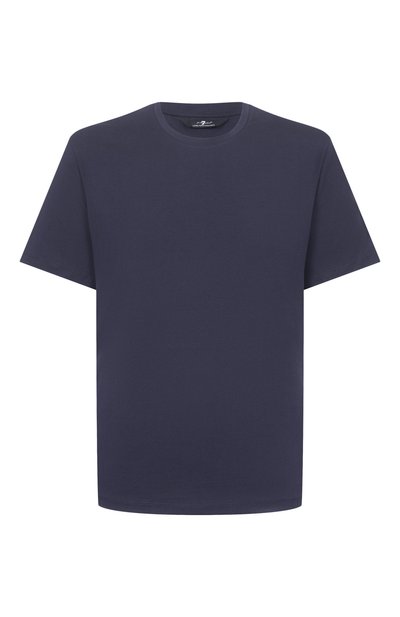 Мужская хлопковая футболка 7 FOR ALL MANKIND, арт. 7MR01237-NVY