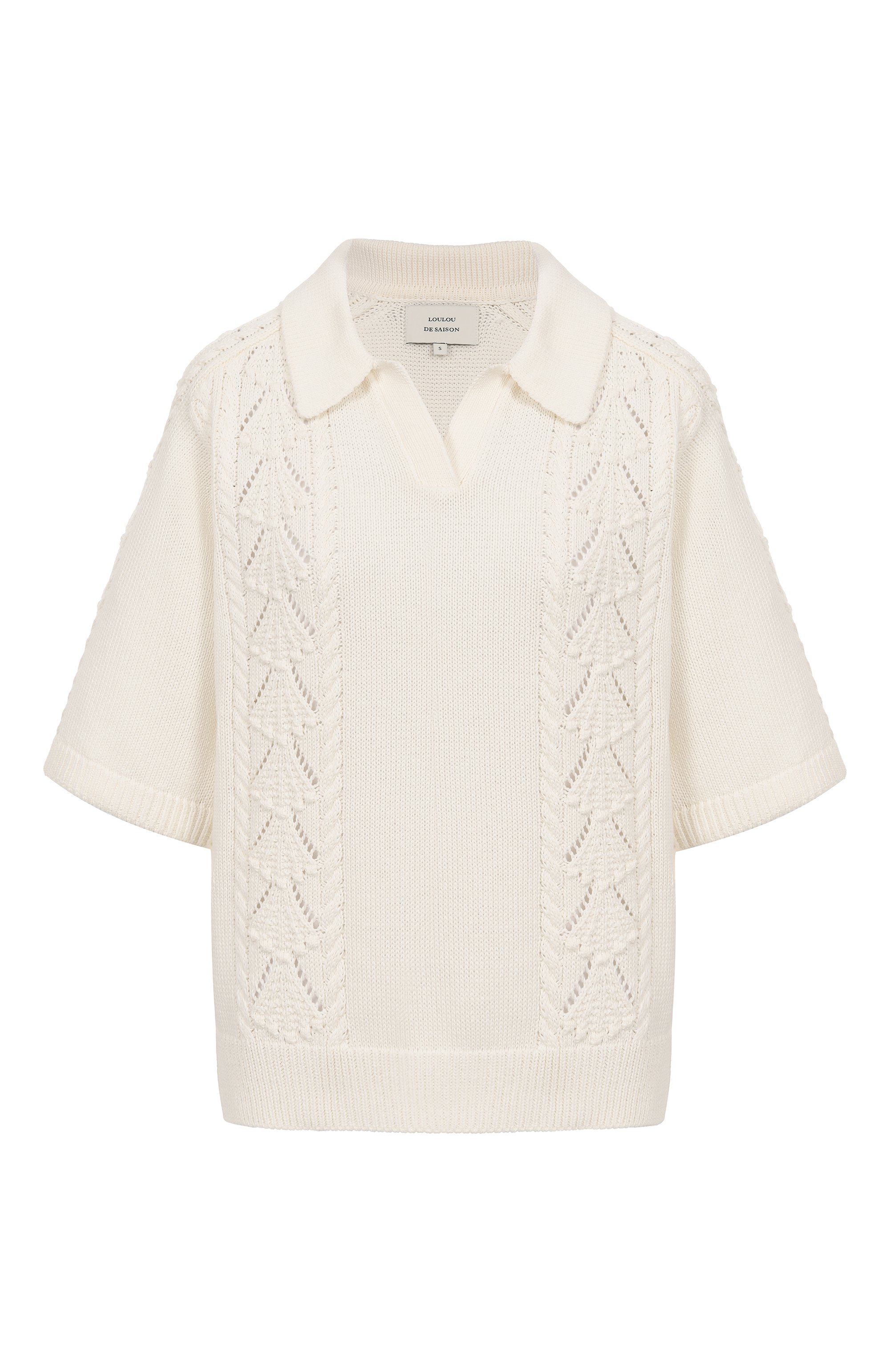 Хлопковое поло LOULOU DE SAISON, арт. KINA, фото 1