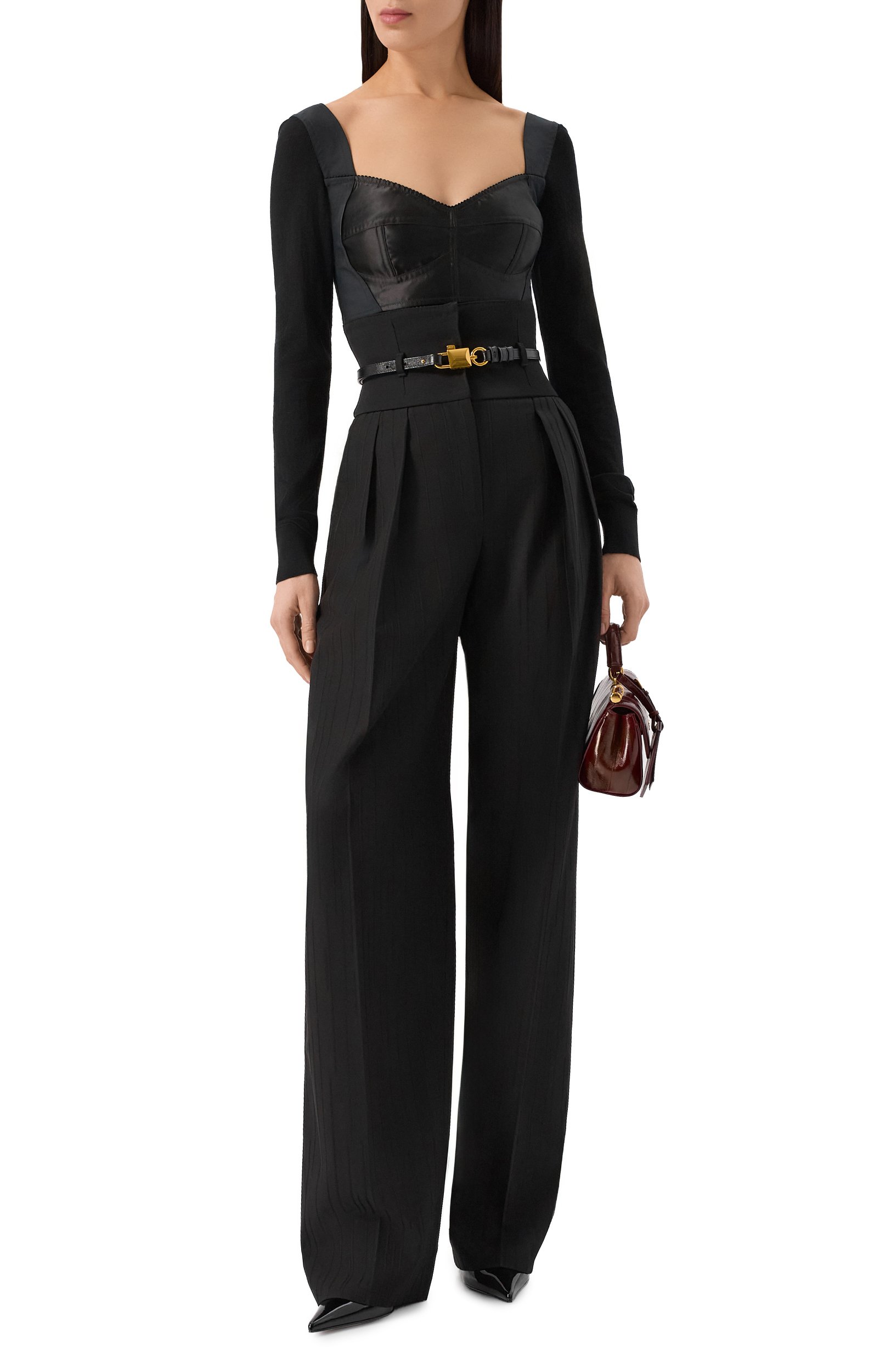 Атласный топ-бюстье DOLCE & GABBANA, арт. F7CH6T/GDEB8, фото 2