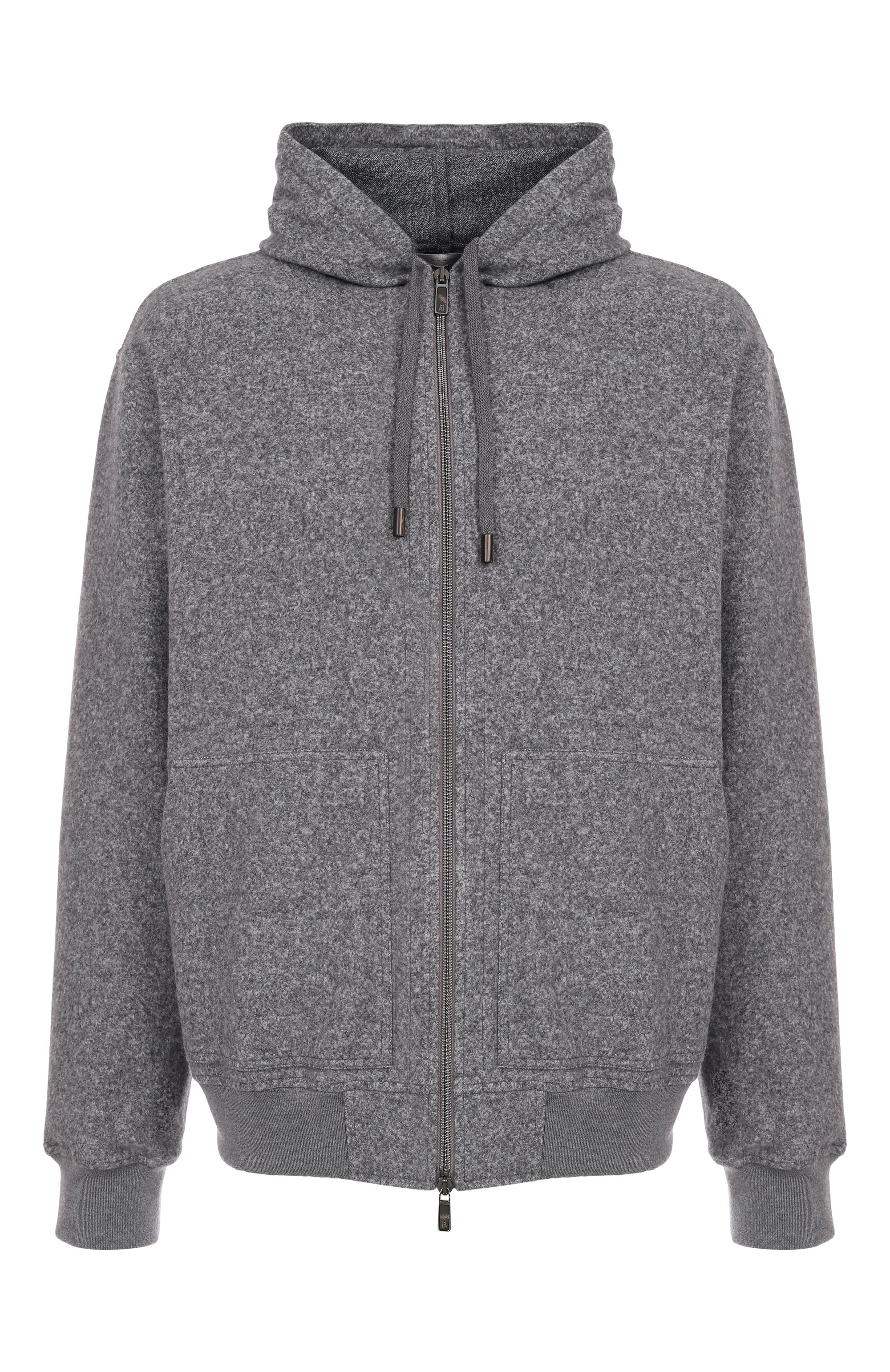 Толстовка из хлопка и шерсти CAPOBIANCO, арт. 19M409.FS00./58, фото 1