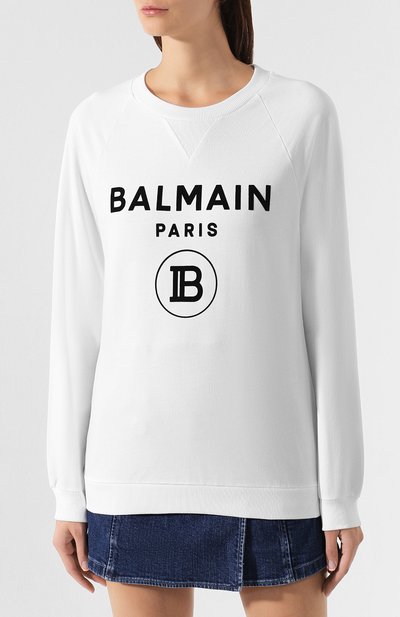 Хлопковый свитшот BALMAIN, арт. SF13602/J163, фото 3