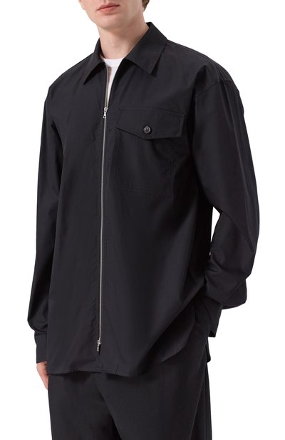 Хлопковая куртка-рубашка DRIES VAN NOTEN, арт. 252-020773-2293, фото 3