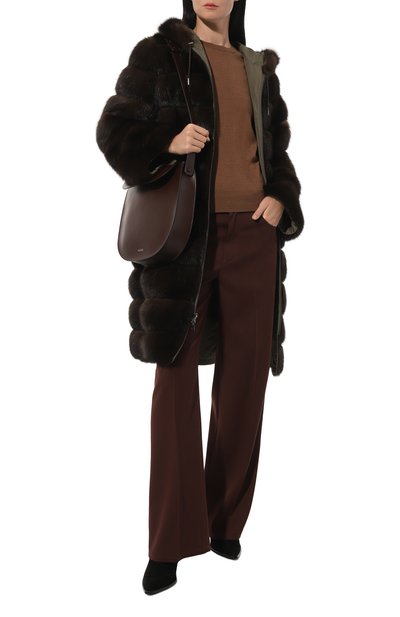 Двусторонняя шуба из меха соболя YVES SALOMON, арт. 9WYM48905ZIRV, фото 2