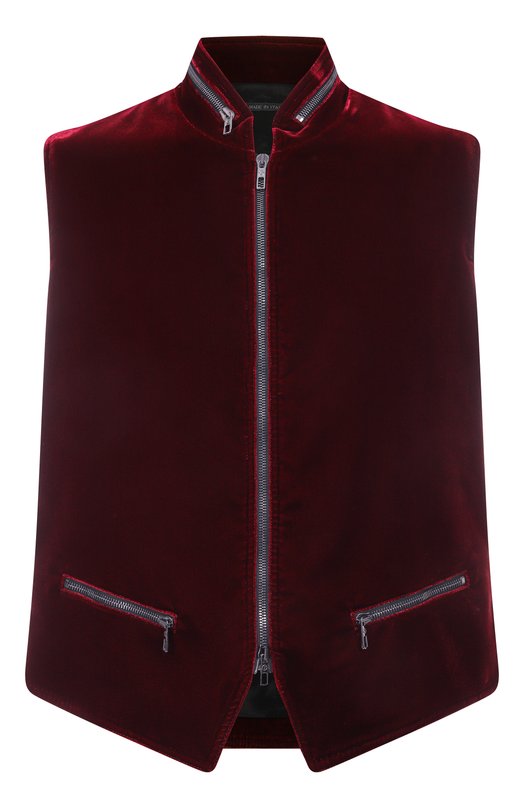 Бархатный жилет Giorgio Armani GM002033/TE10046 Бордовый GM002033/TE10046