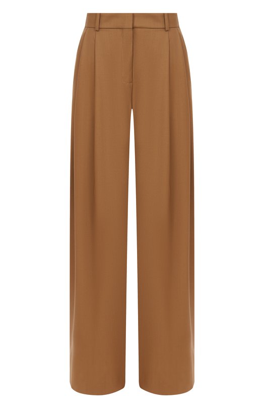 Шерстяные брюки Nina Ricci 25ACPA002/WV0324 Бежевый 25ACPA002/WV0324