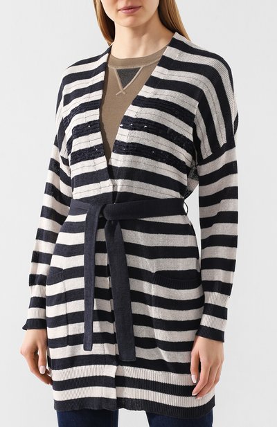 Хлопковый кардиган BRUNELLO CUCINELLI, арт. M78764006, фото 3