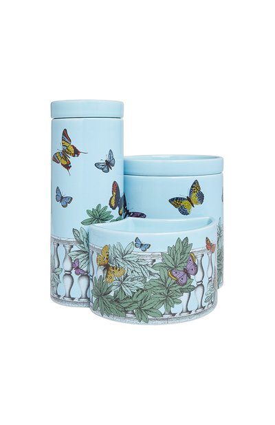 Триптих ароматических свечей nel mentre farfalle e balaustra FORNASETTI, арт. FPTRI514Y-GS