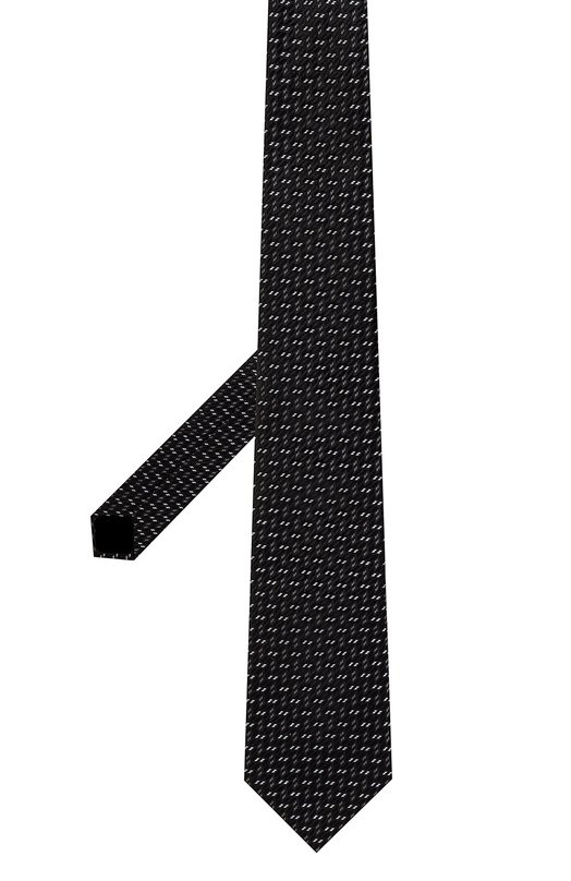 Шелковый галстук Giorgio Armani 360054/4F921 Чёрный  360054/4F921 Фото 3