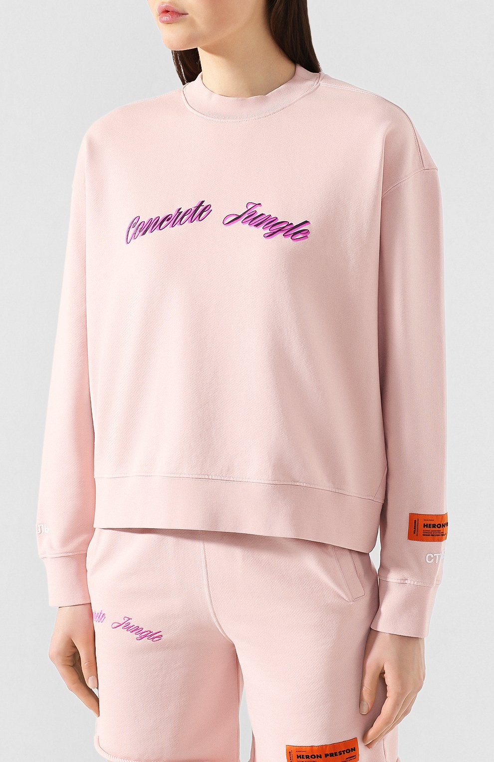 Хлопковый свитшот HERON PRESTON, арт. HWBA003R208960172728, фото 3
