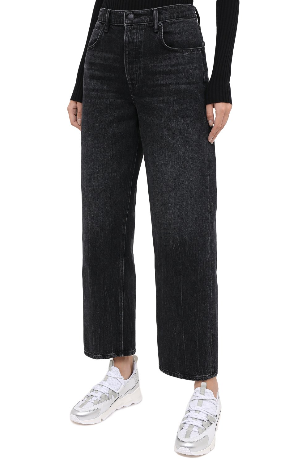 Джинсы ALEXANDER WANG серого цвета по цене 54200 руб., арт. 4DC2204718, фото 3 Джинсы ALEXANDER WANG, арт. 4DC2204718, фото 3