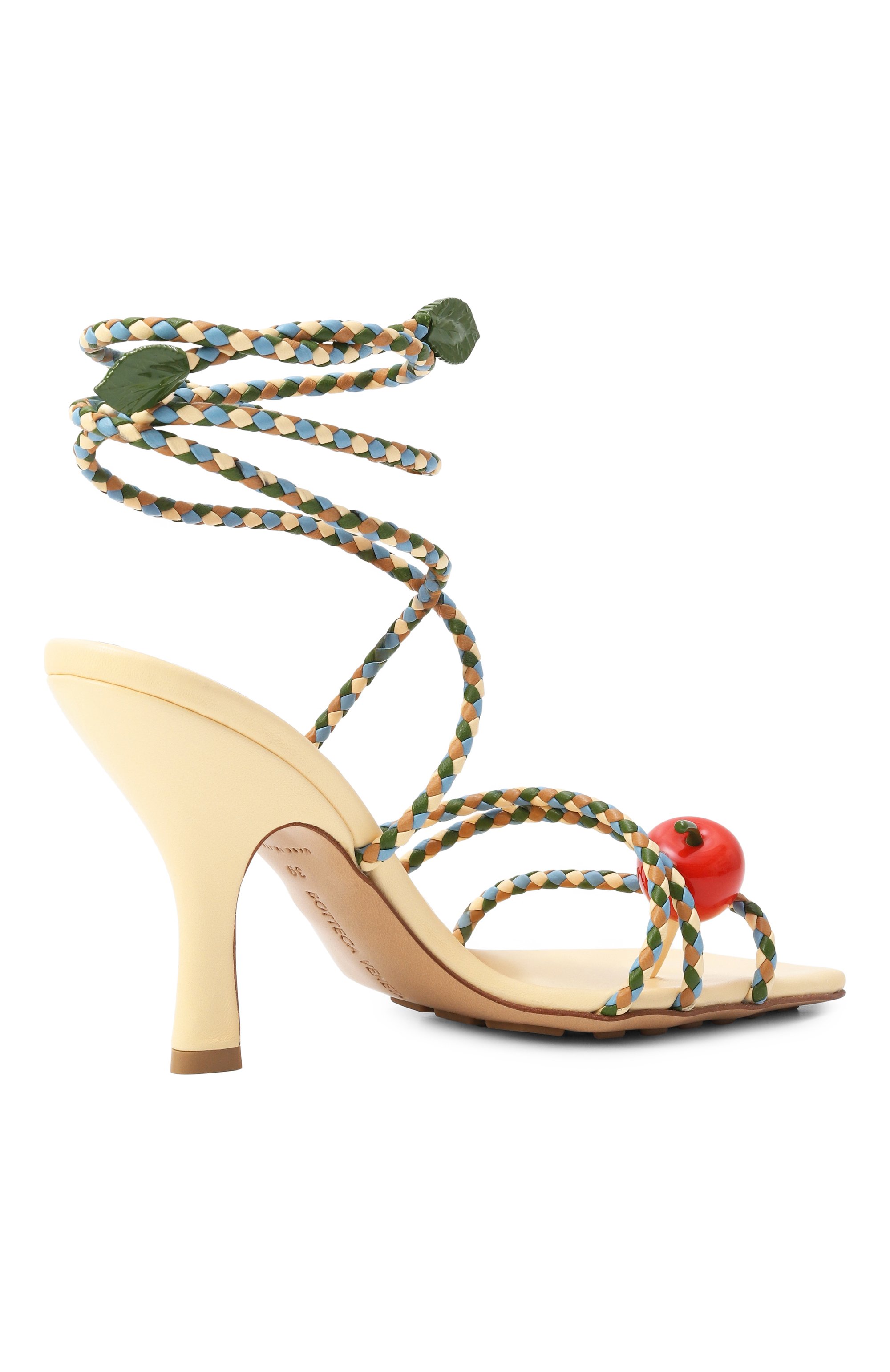 Кожаные босоножки adam BOTTEGA VENETA разноцветного цвета по цене 161000 руб., арт. 816473/VBSDG, фото 5 Кожаные босоножки adam BOTTEGA VENETA, арт. 816473/VBSDG, фото 5