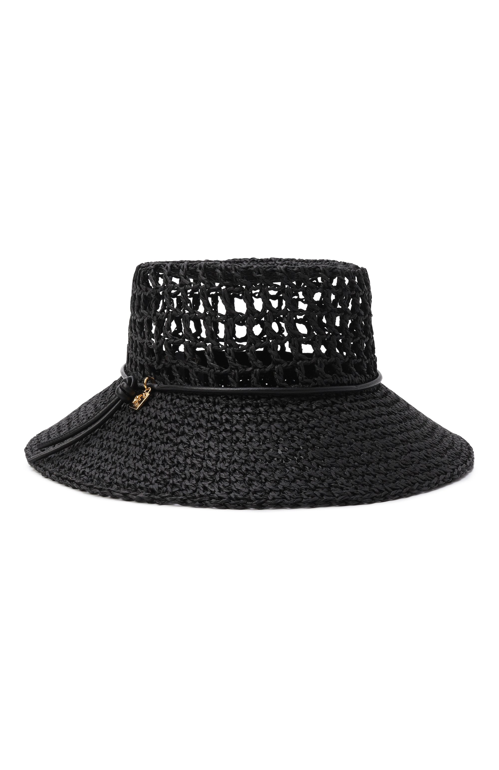 Шляпа COCCINELLE черного цвета по цене 7350 руб., арт. E7 UXY 50 01 01, фото 1 Шляпа COCCINELLE, арт. E7 UXY 50 01 01, фото 1