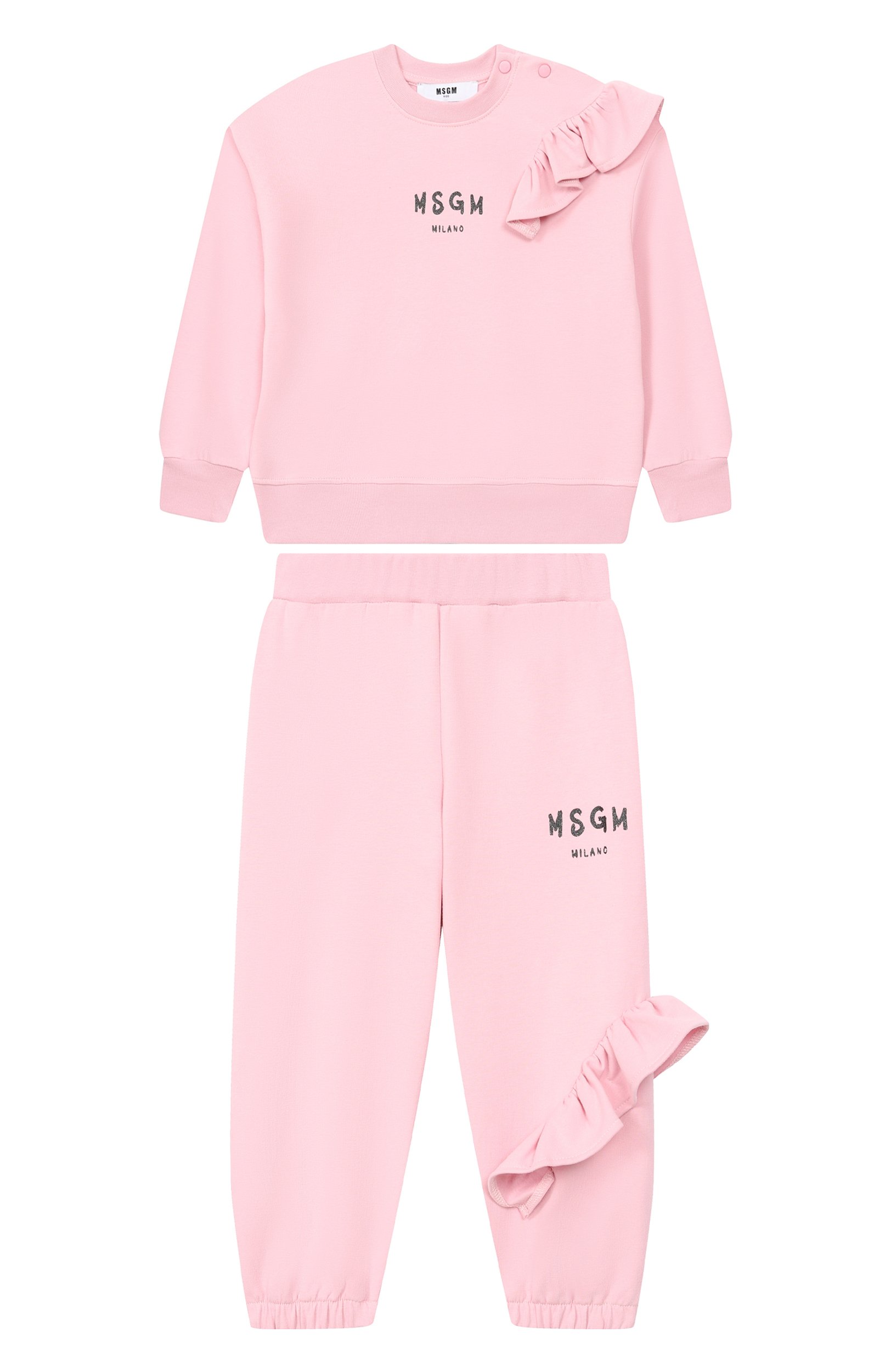Комплект из свитшота и джоггеров MSGM KIDS, арт. F6MSNGTP333, фото 1