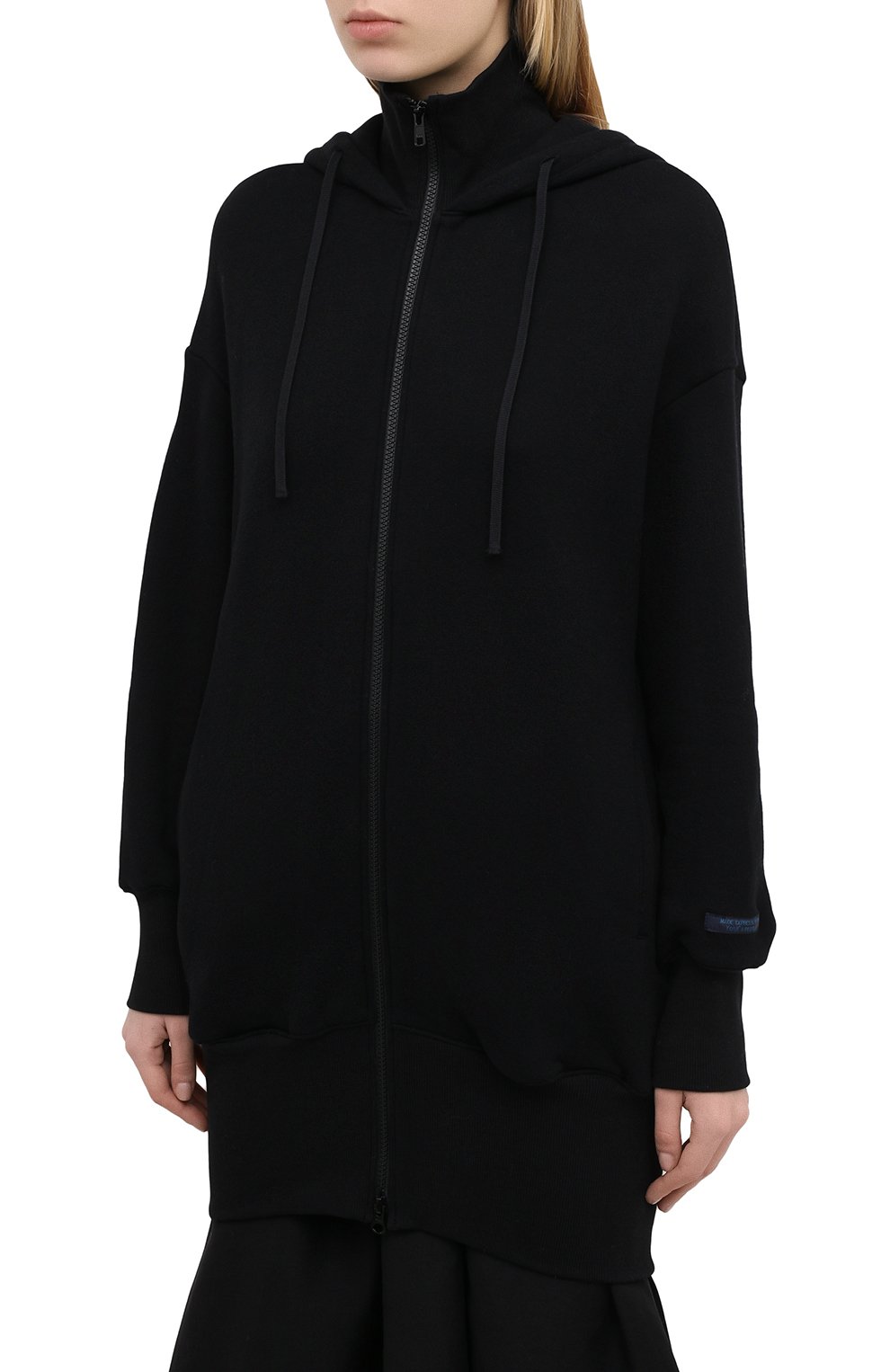 Хлопковая толстовка YOHJI YAMAMOTO черного цвета по цене 69950 руб., арт. FB-T53-004, фото 3 Хлопковая толстовка YOHJI YAMAMOTO, арт. FB-T53-004, фото 3