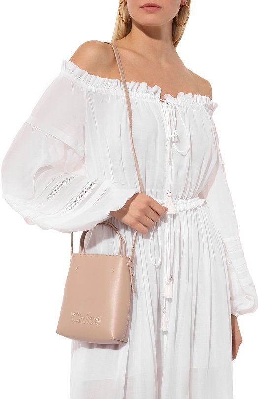 Сумка Chloé Sense Chloé CHC23UP873I10 Бежевый  CHC23UP873I10 Фото 2