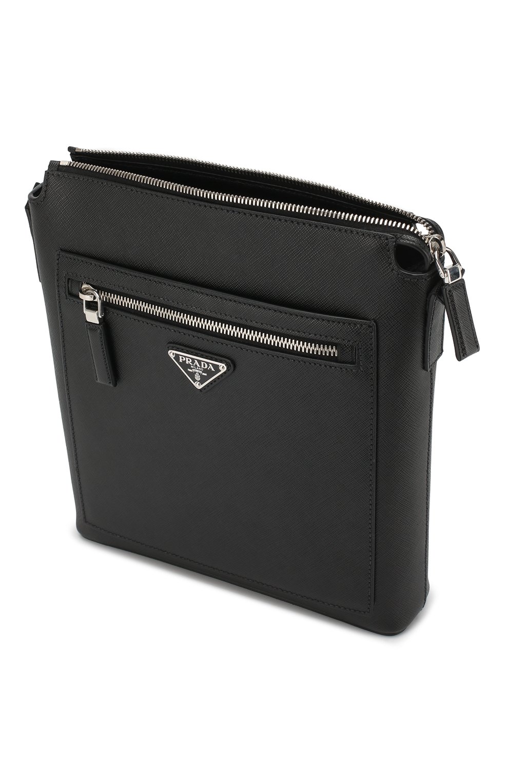Кожаная сумка-планшет PRADA, арт. 2VH062-9Z2-F0002-OOO, фото 4
