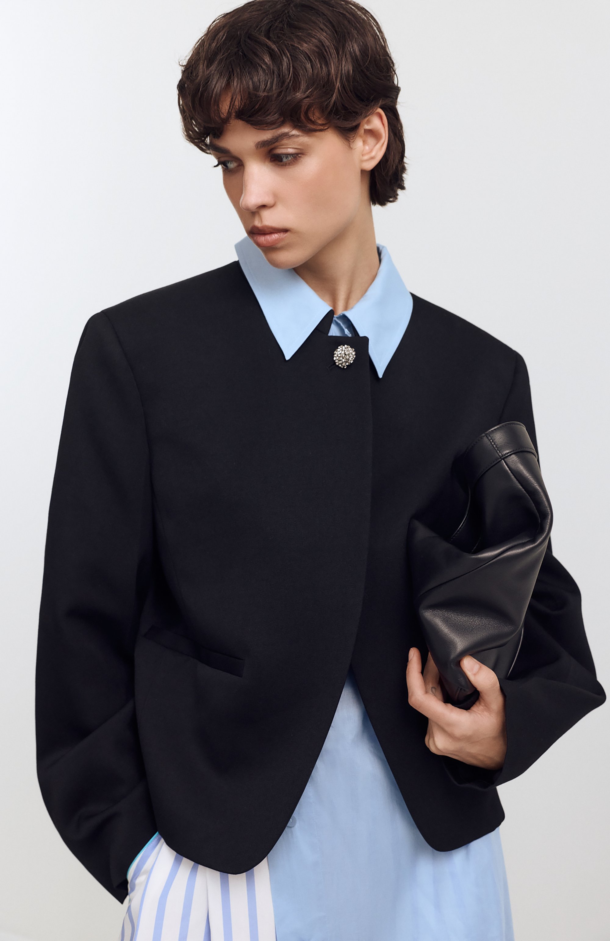 Сумка-тоут y small SAINT LAURENT, арт. 835274/AAEB3, фото 7