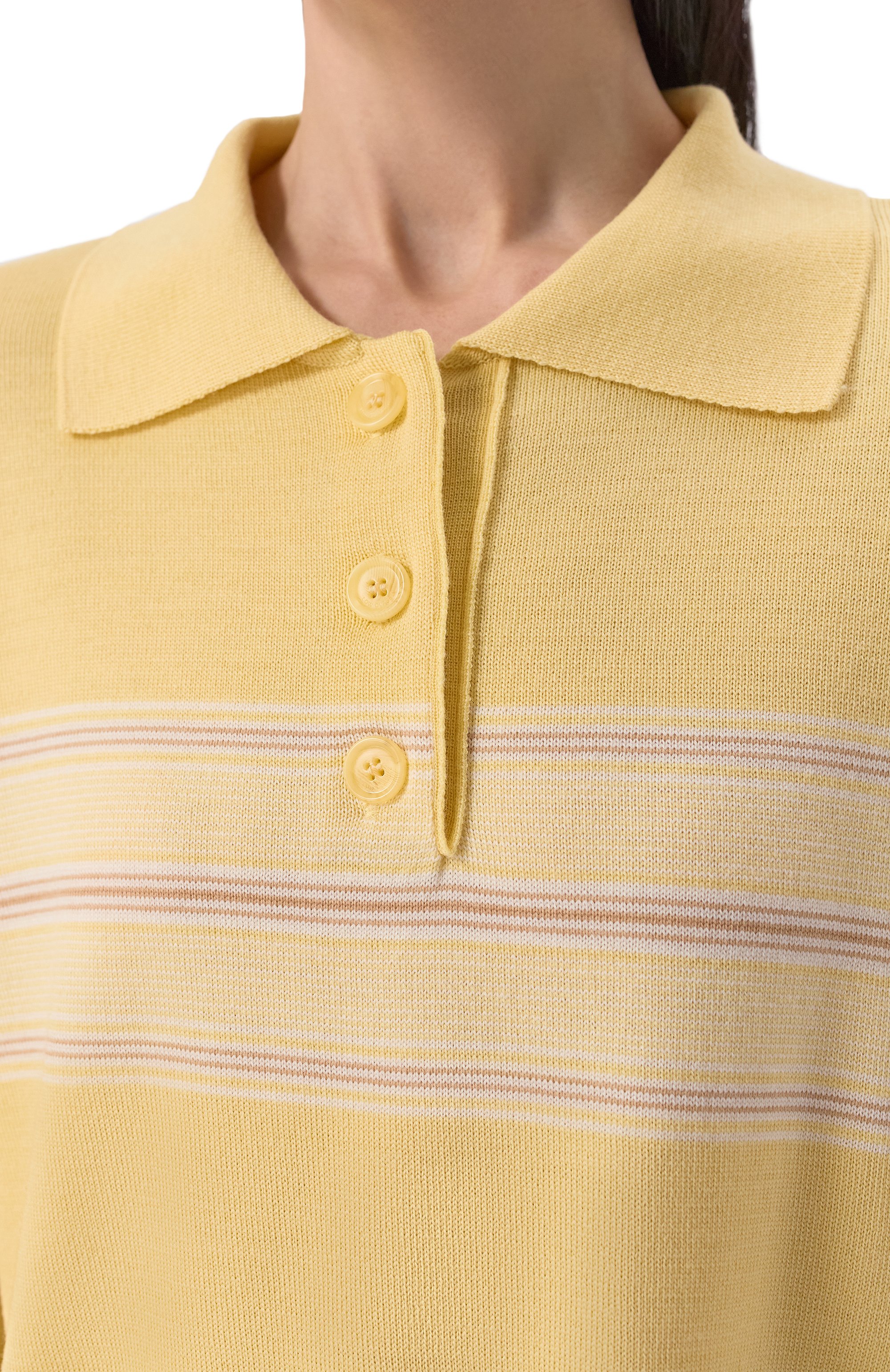 Шерстяное поло LOW CLASSIC, арт. LW251KN05YE, фото 5