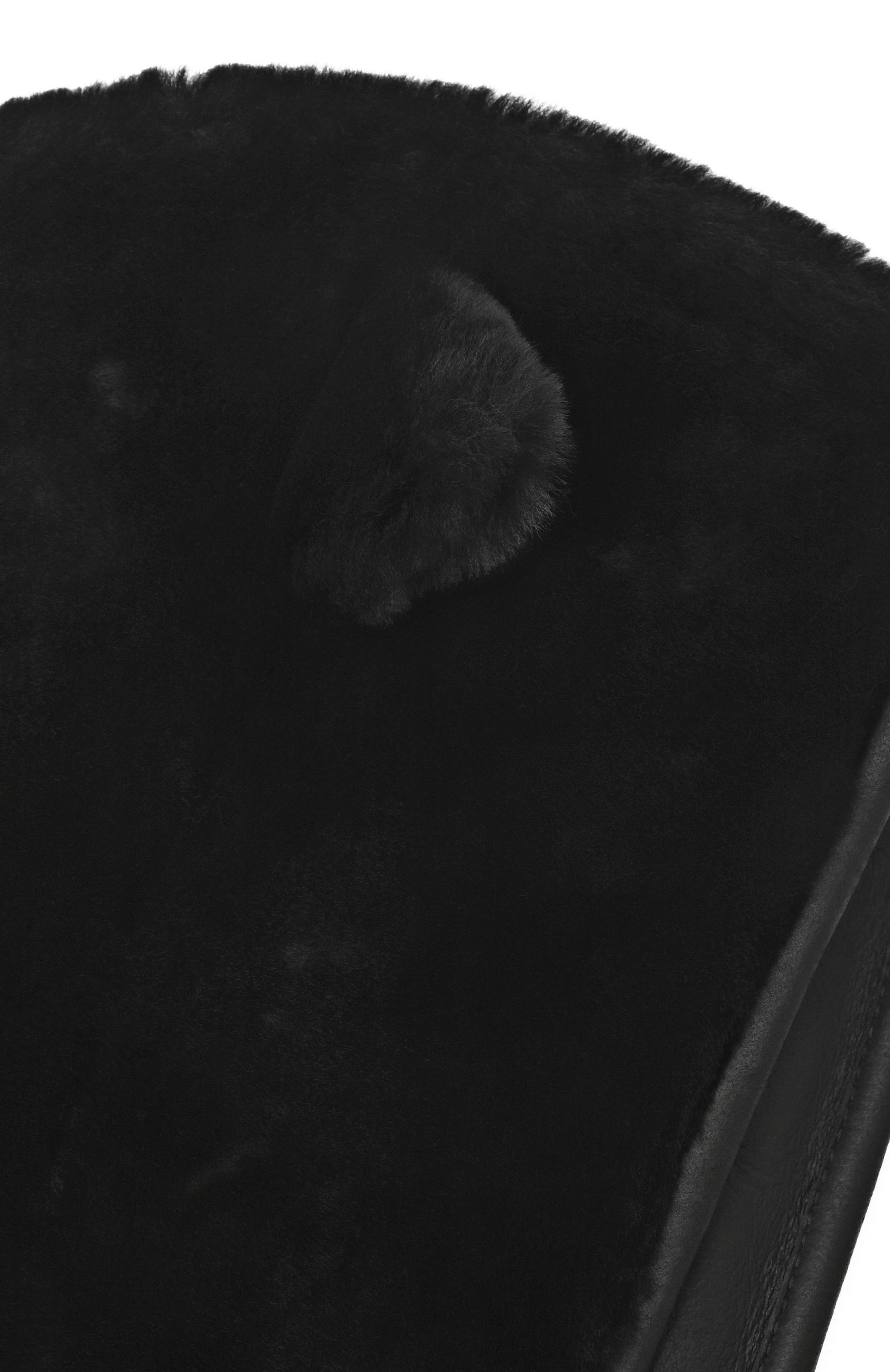 Шапка из овчины VLASTA MOUNTAIN черного цвета по цене 21000 руб., арт. CAT, фото 3 Шапка из овчины VLASTA MOUNTAIN, арт. CAT, фото 3