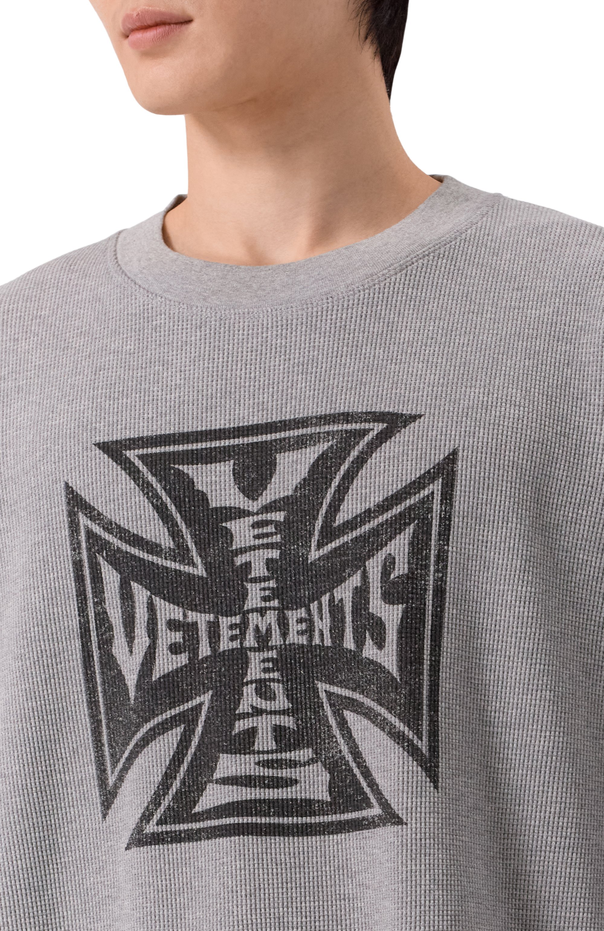 Хлопковый лонгслив VETEMENTS, арт. ME76LS181G/1220 JERSEY, фото 5