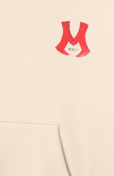 Хлопковое худи MSGM KIDS, арт. F6MSJBHS275, фото 3