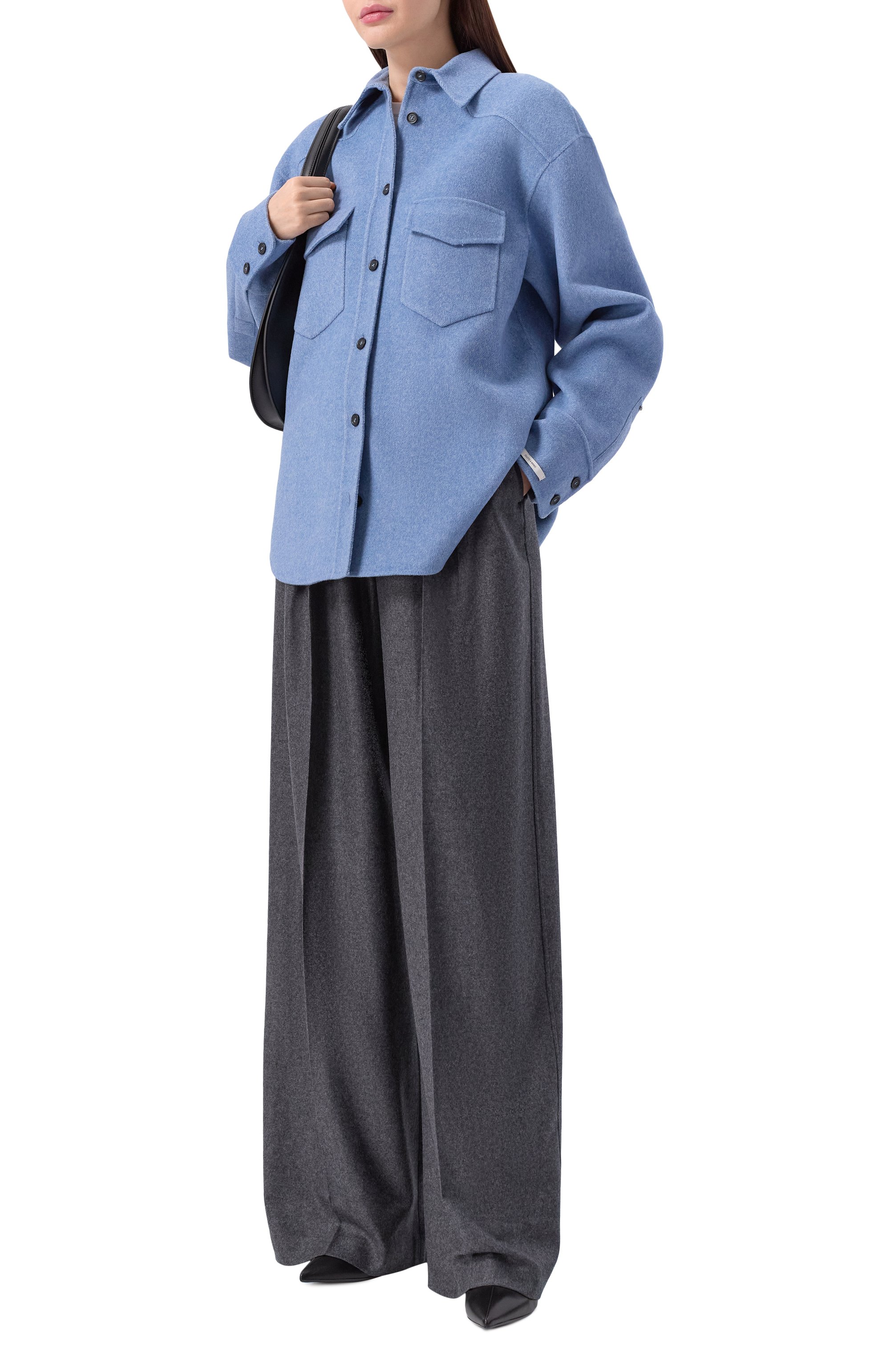 Шерстяная рубашка SPORTMAX, арт. PALPITI, фото 2