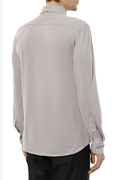 Хлопковая рубашка BOSS, арт. 50496870, фото 4