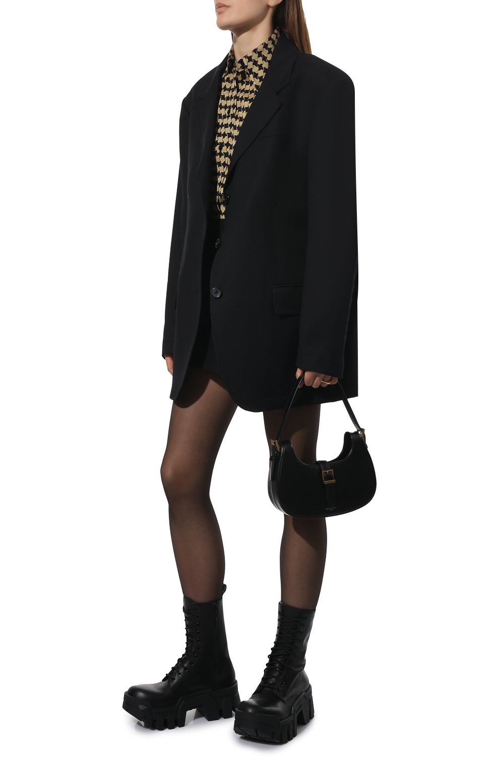 Кожаные ботинки bulldozer BALENCIAGA, арт. 671554/WBCQ0, фото 2