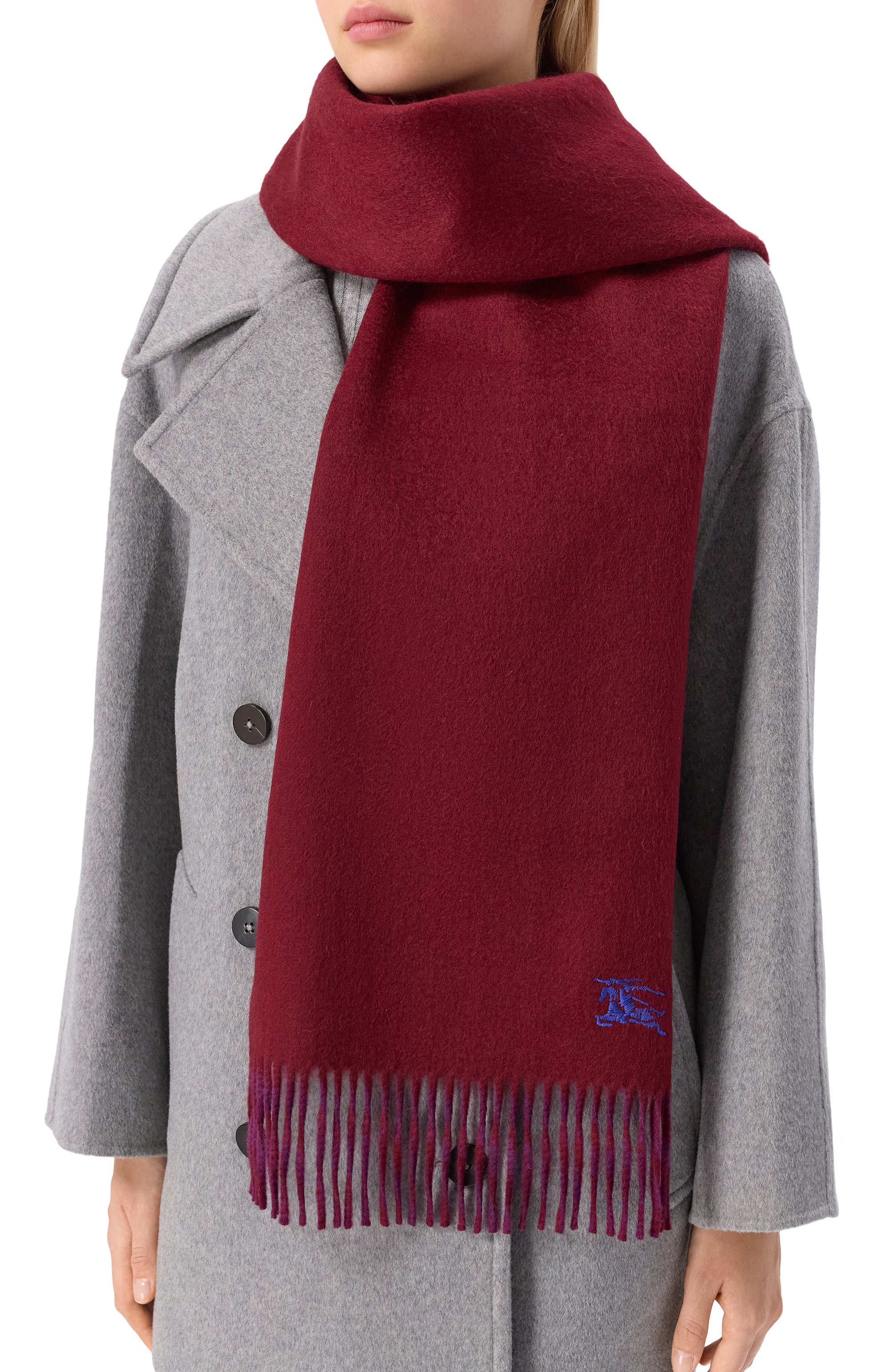 Двусторонний шарф из кашемира BURBERRY, арт. 8110014, фото 2