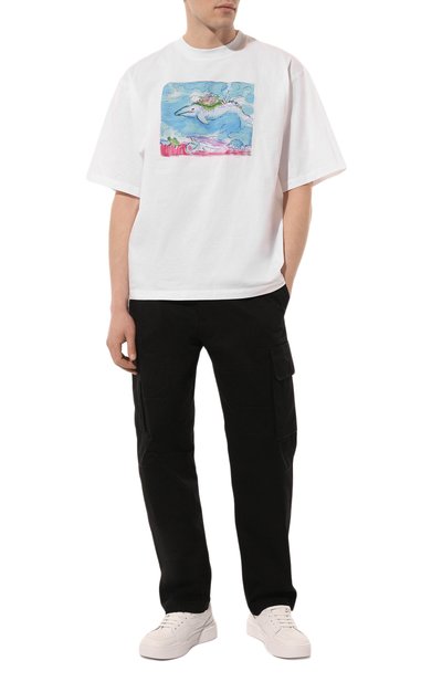 Хлопковая футболка MARNI, арт. HUMU0223P7/USCU98, фото 2