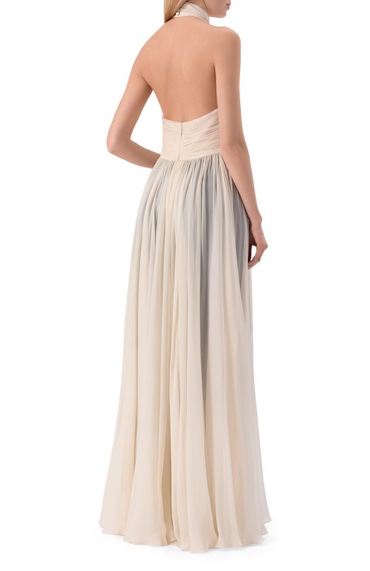 Шелковый топ Zuhair Murad RTP26025/CHSI028 Кремовый  RTP26025/CHSI028 Фото 3