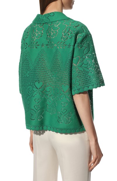 Хлопковая рубашка VALENTINO, арт. XB3AA0106U6, фото 4