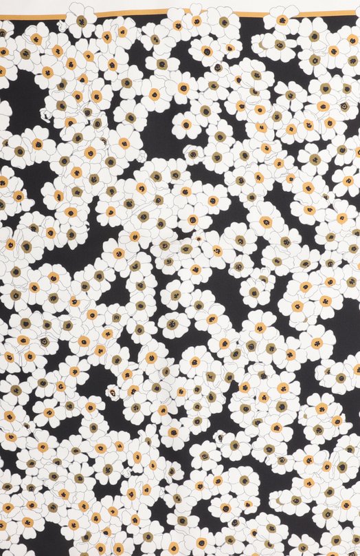 Шелковый платок Valentino 8W2EI114/MIG Чёрно-белый  8W2EI114/MIG Фото 4