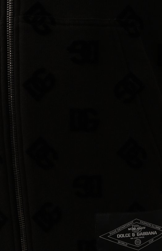 Хлопковая толстовка Dolce & Gabbana G9AIYT/G7NWD Чёрный  G9AIYT/G7NWD Фото 5
