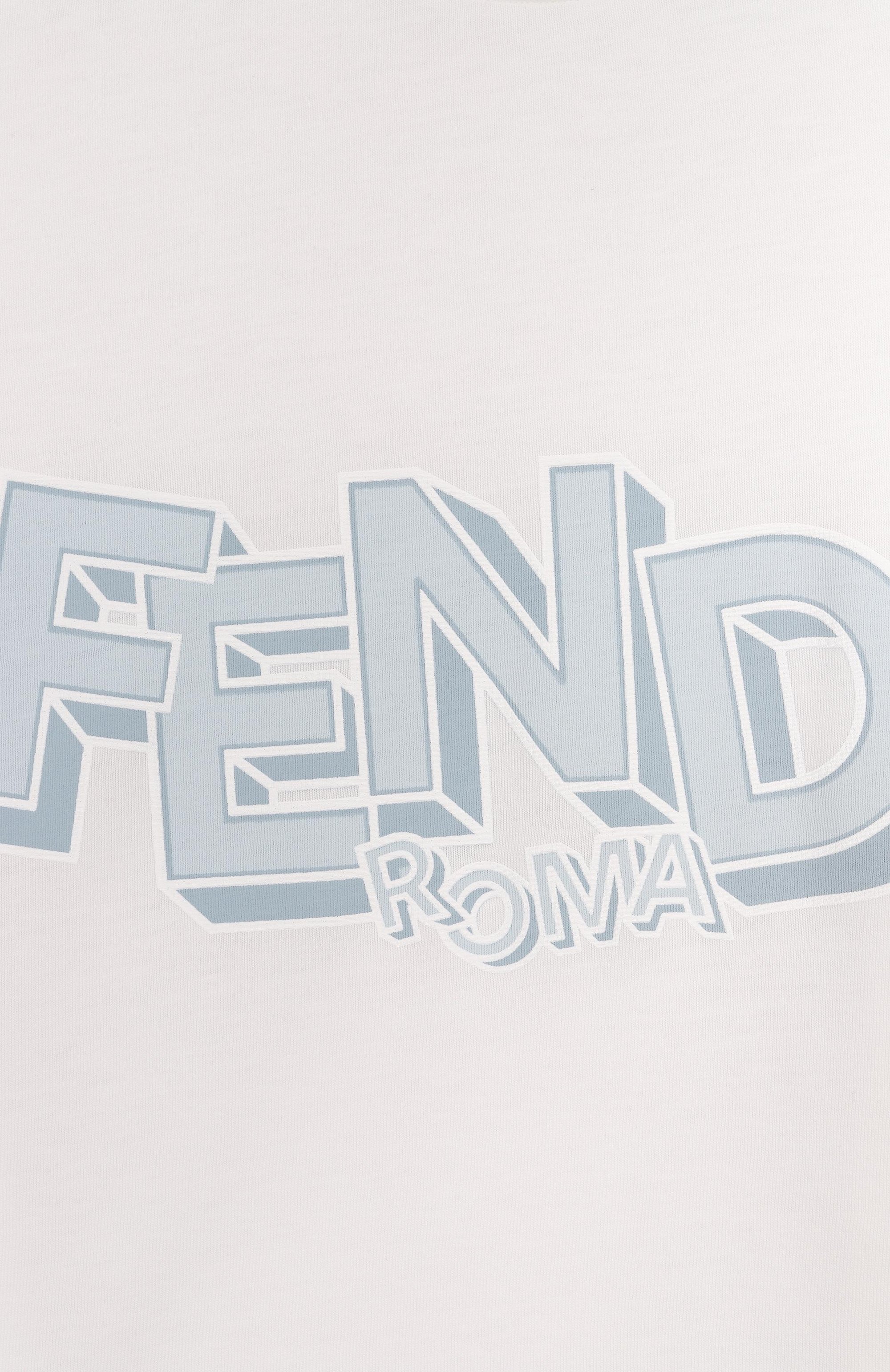 Хлопковая футболка FENDI, арт. JMI504/7AJ/3A-6A, фото 3